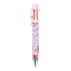 Ручка шариковая YES "Unicorn", 6 цветов