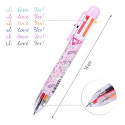 Ручка шариковая YES "Unicorn", 6 цветов