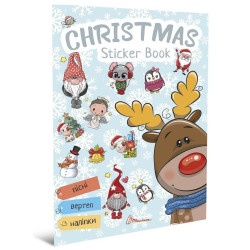 Книга серії "Веселі забавки для дошкільнят": Christmas sticker book. Колядки