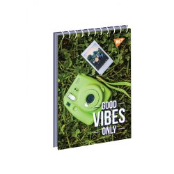 Блокнот для записей А7/80  "Good vibes only" YES