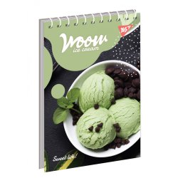 Блокнот для записей А7/80  "Ice cream" YES