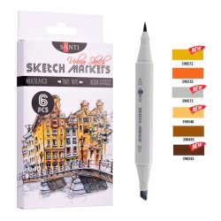 Набор маркеров "SANTI sketch" "Urban Sketch"