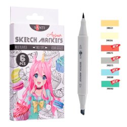 Набор маркеров "SANTI sketch" "Anime"