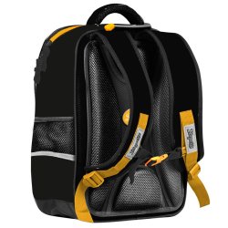 Рюкзак школьный 1Вересня S-105 "Maxdrift", черный/желтый