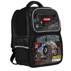 Рюкзак школьный 1Вересня S-105 "Dirt Track", черный