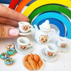 Посуда игровая чайный сервиз на 4 персоны