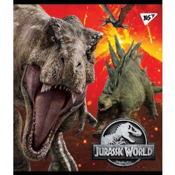 Тетрадь для записей А5/24 в клетку YES "Jurassic world"