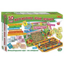 Интерактивная игра "Большой набор 30 игр. Математика, язык, логика" рус.