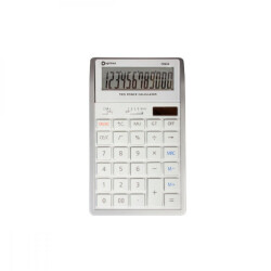 Калькулятор электронный настольный Optima O75531 12-разрядный, белый