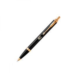 Ручка "Parker" шариковая корпус черный с позолотой IM Black 22 032_TR Тризуб