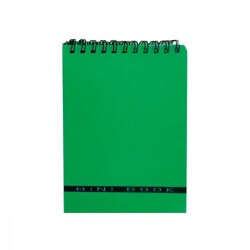 Блокнот А6/60л клетка Minibook    зеленый