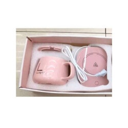 Чашка на USB-подставке с  подогревом  "L Pink"