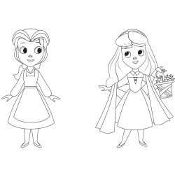 Розмальовка "Disney Маля. Гра з кольором. Принцеса" укр.