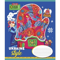 Тетрадь клетка Ukraine style 18 листов