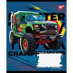 Тетрадь А5/12 листов линия Monster truck championship