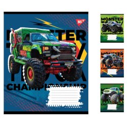 Тетрадь А5/12 листов линия Monster truck championship