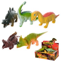Животные резиновые Динозавры