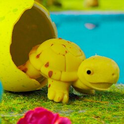 Растущая игрушка в яйце "Крокодилы и черепахи"