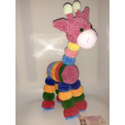 Мягкая игрушка амигуруми Лошарик-жираф