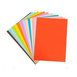 Бумага цветная  А4 15 листов Kite Hot Wheels двухсторонняя