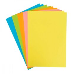 Бумага цветная  А4 10 листов Kite Transformers НЕОН
