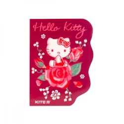 Блокнот с фигурной вырубкой Kite Hello Kitty А6, 60 листов, клетка