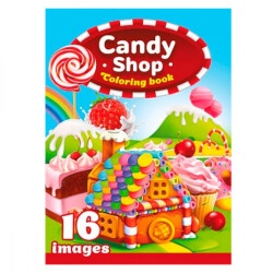 Раскраска Candy Shop А4 на скобе