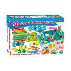 Настольная игра Ранок 30 игр для обучения чтению