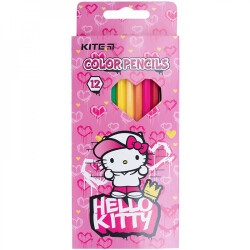 Набор цветных карандашей Kite Hello Kitty 12 цветов