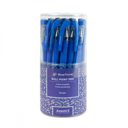 Ручка шариковая Axent  Blue flotal синяя