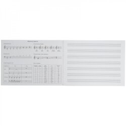 Тетрадь для нот Kite Snoopy SN22-405, A5, 20 листов
