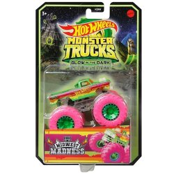 Машинка Hot Wheels Monster Trucks Glow In The Dark Midwest Madness - оригинал