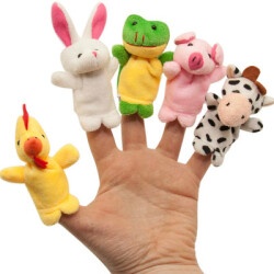 Набор игрушек на пальцы Baby Team Веселые пушистики