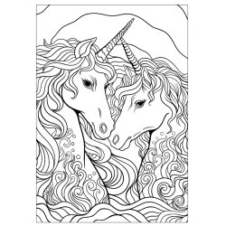 Раскраска "Unicorn 3"
