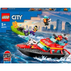 Конструктор Конструктор LEGO City Лодка пожарной бригады - оригинал