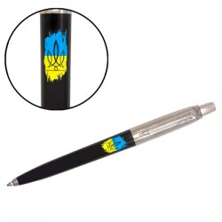 Ручка Parker шариковая Jotter Originals Black Тризуб фигурный 15632_Т1026