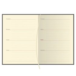 Деловой дневник в233-FE-0622 (учителя) = в линию, коричневый
