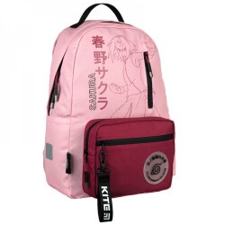 Рюкзак школьный подростковый Kite NR23-949M Education Naruto teens розовый
