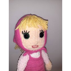Мягкая игрушка амигурумми Маша из м/ф "Маша и медведь"
