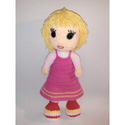 Мягкая игрушка амигурумми Маша из м/ф "Маша и медведь"