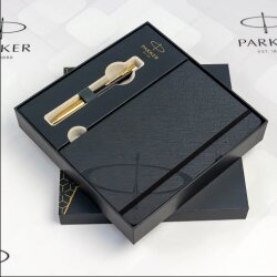 Ручка Parker шариковая Urban Muted Black + блокнот + подарочная упаковка