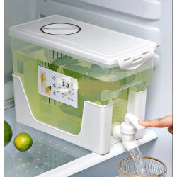 Диспенсер для воды/лимонада с дозатором 3,5 л Белый