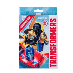 Фломастеры 12 цветов Kite Transformers