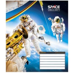 Тетрадь 12 листов # Школярик Star 3384 К  ВД-лак