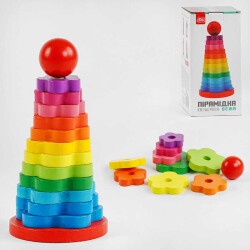 Детская Пирамидка "4FUN Game Club Wood"