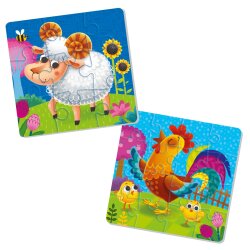 Мягкие пазлы Foam puzzles 2in1 "Farm"