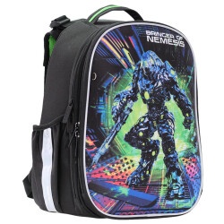 Ранец SchoolCase Mini "Robofight", 2 отделения, 35x27x16 см, полиэстер