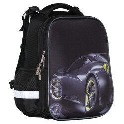 Ранец SchoolCase "Black car" 2 отделения 39x28x21 см, полиэстер