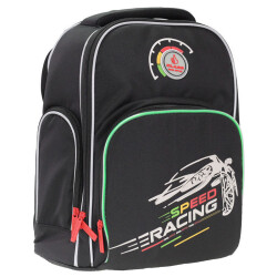 Ранец SmartCase LED "Racing", 1 отделение, 36x29x17 см, полиэстер