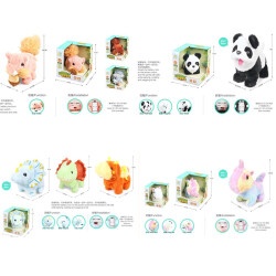 Игрушечное Животное 17см, ходит, звук